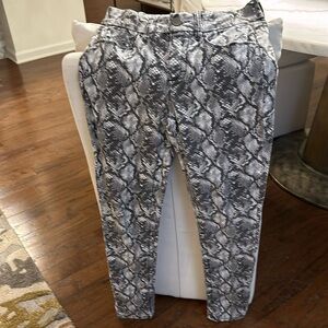 Seven 7 cotton python, print pants